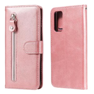 Gangxun - Funda Con Cremallera Para Samsung Galaxy S20 Fe 4G/5G, Carcasa Cartera De Cuero Pu Con Soporte Y Tarjetero