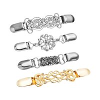 Ioensy - 4 Broches De Broche Para Suéter, Broches, Decoración Antigua Para Cuello De Capa