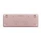 thumbnail image 3 of Teclado Logitech K250 Bluetooth compacto Rosado, 3 of 6