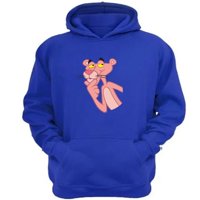 Genérico - Polerón Canguro La Pantera Rosa Azul Talla M Unisex