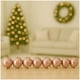 thumbnail image 2 of 8 Bambalinas Navideñas Oro Rosa 6cm Adorno Decoración Esfera, 2 of 3