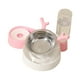 thumbnail image 2 of Cuencos Inclinados Para Perros Y Gatos, Juego De Cuencos Para Comida Y Agua Para Gatos, Asta Rosa, 2 of 3