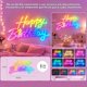 thumbnail image 3 of Letrero Neón Led Happy Birthday Usb Con Control Y App, 3 of 7