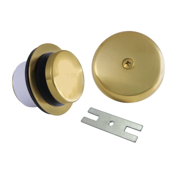Kit de desagüe para bañera Kingston Brass DTT5302A7 Easy Touch Toe-Tap