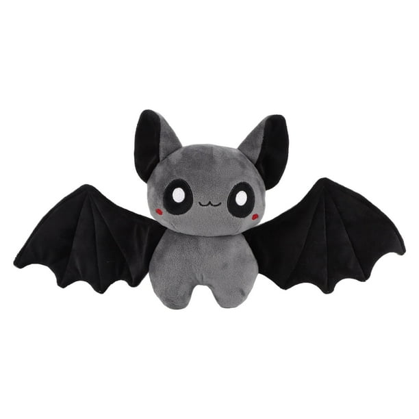 Juguete de murciélago de peluche suave de peluche de 18 cm para Halloween, regalo de peluche para adultos y murciélagos de peluche para asiento de coche, decoración de interior para sofá