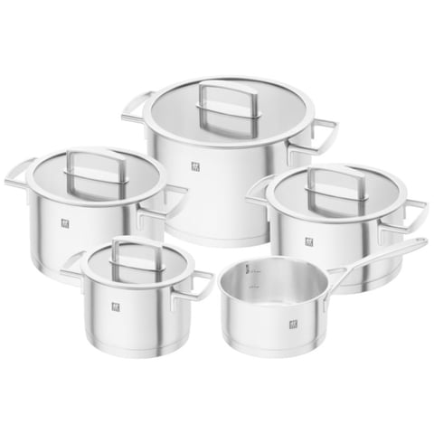 Set De Ollas 5 Pcs Vitality Acero Inoxidable Zwilling