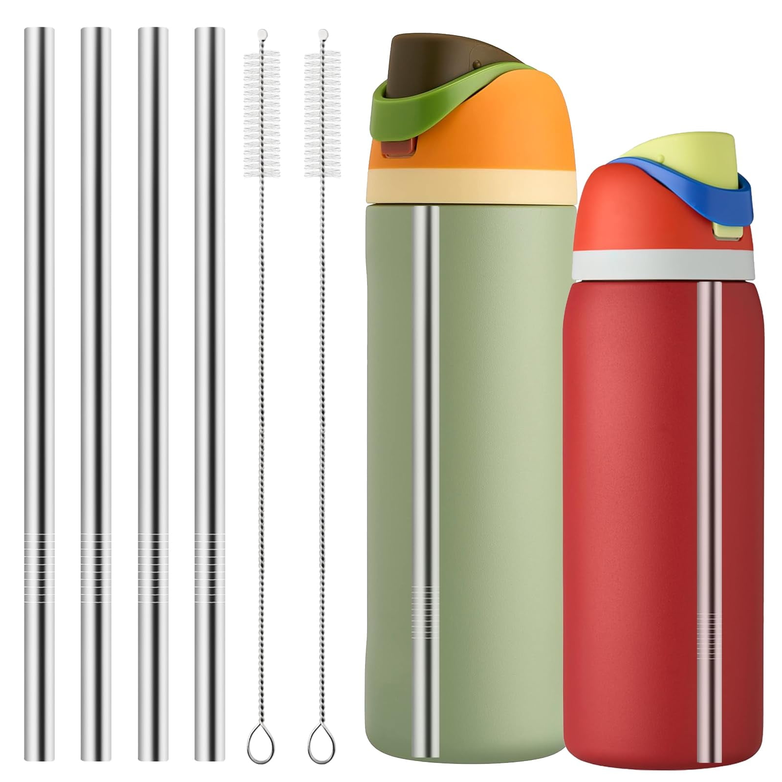 Pajita De Repuesto Xzesh Para Botella De Agua Owala, 700 Ml, 1 L, 4 Unidades