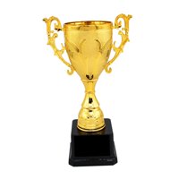 Magideal - Trofeo De Premio Trofeos Pequeños Para Trofeo De Recuerdo Copa Trofeo Para Celebraciones Competición Favores De Fiesta Decoraciones Depo 21Cm