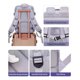 thumbnail image 2 of Mochila Viaje Cabina Avión Impermeable Viral Zapatos Usb Color Violeta 2318 Lisa, 2 of 2