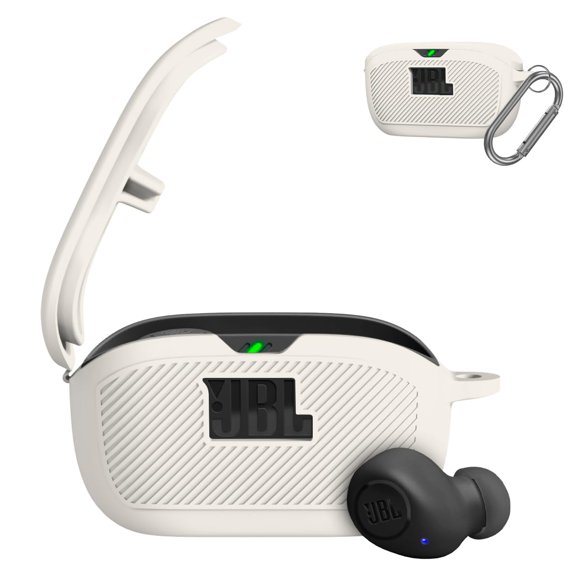 Estuche de silicona WADVCU para JBL Vibe Buds – Albaricoque