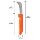 thumbnail image 5 of Cuchillo utilitario Zenport 8 cm Naranja - Pack de 2, 5 of 6