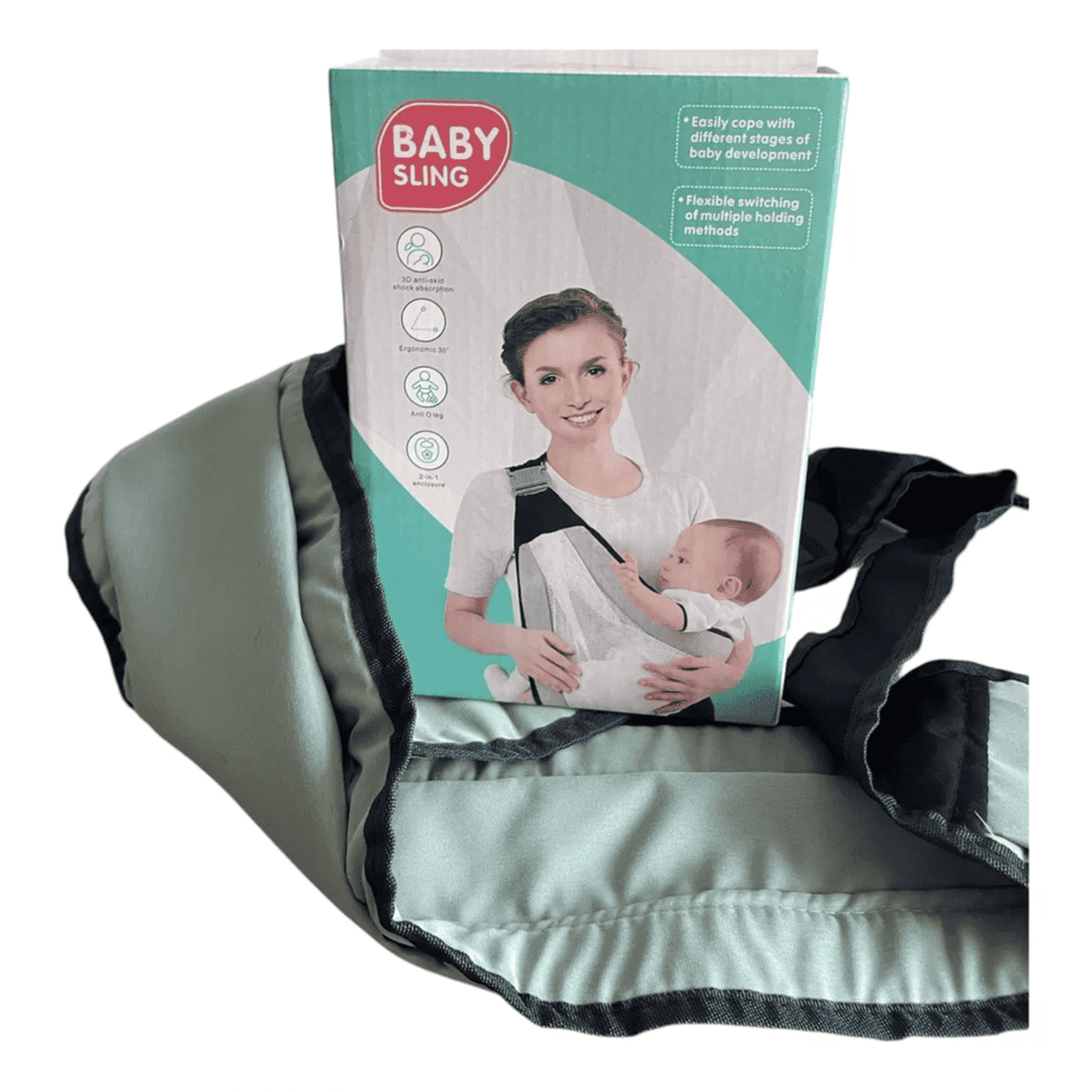 Promotodo - Portabebé Cangurera Ajustable Ergonómico Fular Multiposición