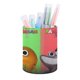 thumbnail image 1 of Jardín de Banban-theme Cylinder Pen Holder Pencil Organizer with Flannel Lining PVC Leather Material Cardboard Base for study work 10*8CM, 1 of 6