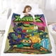 thumbnail image 5 of Teenage Mutant Ninja Turtles - Tortugas Ninja Adolescentes Mutantes anti-pilling, suave, ligera, esponjosa y acogedora de lujo para hogar y cocina – Perfecta para niños y adultos,120X80cm, 5 of 6