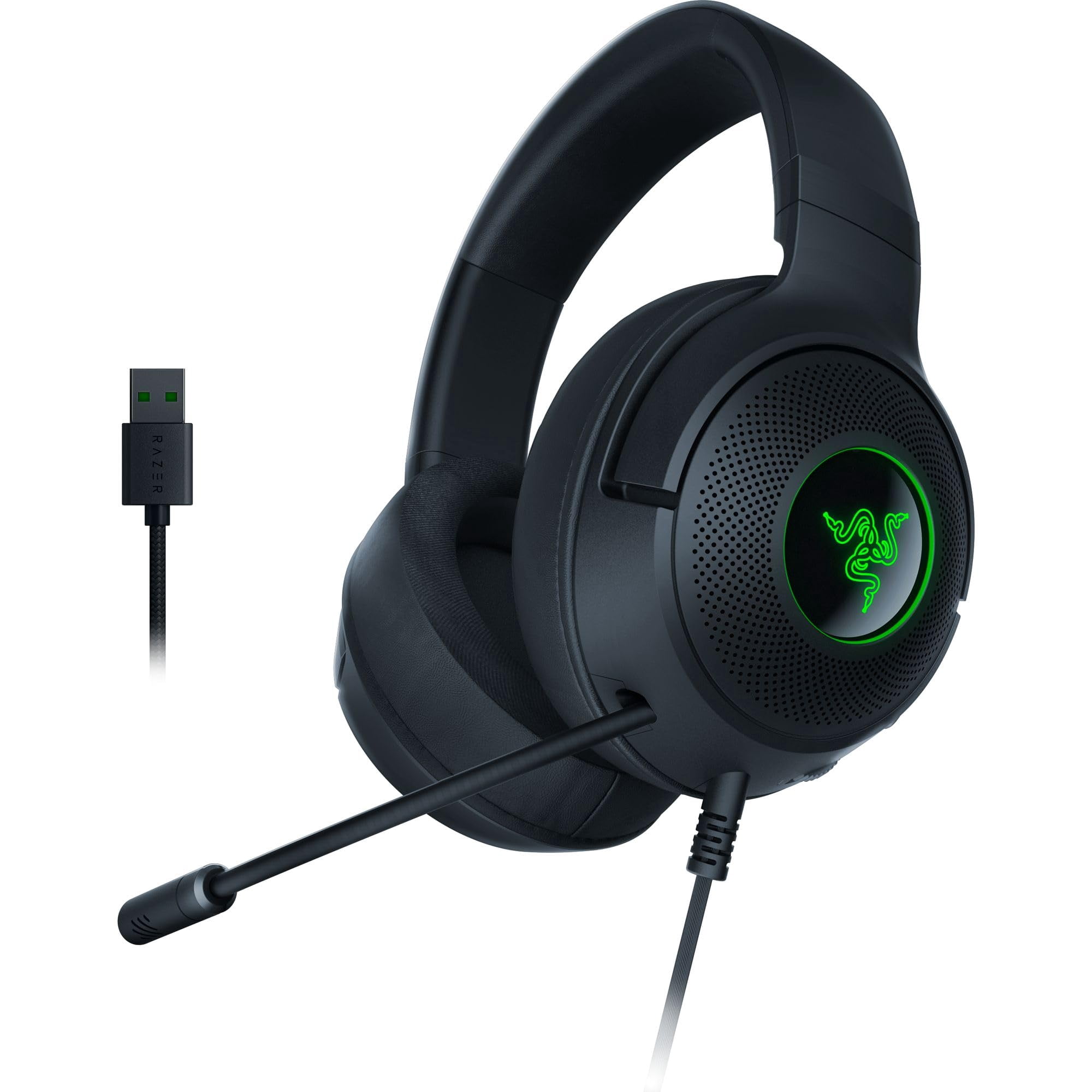 Audífonos Gamer Razer Kraken V3 X Para Pc Y Ps4 Alámbrico Rgb Reacondicionado Tipo A
