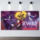 thumbnail image 2 of RWBY Fondo Temático Pancarta Suministros de Decoración para Fiesta de Cumpleaños, Decoración de Fondo de Fiesta Personalizado,90*180cm, 2 of 6