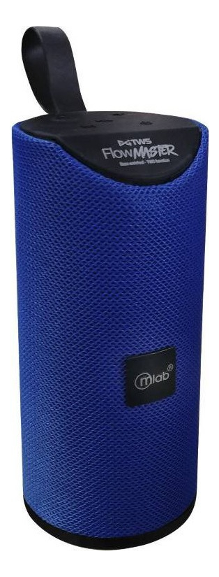 Mlab - Parlante Bluetooth Flow Master Aux Mp3 Fm Microlab Azul