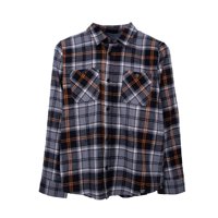 Pillin - Camisa Niño Manga Larga Cuadrille Negro