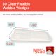 thumbnail image 2 of Cuñas niveladoras WOBBLE WOBBLE WEDGES de plástico flexible, paquete de 30 unidades, 2 of 8