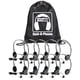thumbnail image 1 of Auriculares HamiltonBuhl Sack-O-Phones 10 HA2 con almohadillas de espuma, 1 of 1