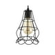 thumbnail image 1 of Lampara De Techo Colgante Industrial De Malla Flor Metalica, 1 of 3
