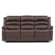 thumbnail image 4 of Sofa Reclinable 3 Cuerpos Santi Brown Con Posavasos, 4 of 6