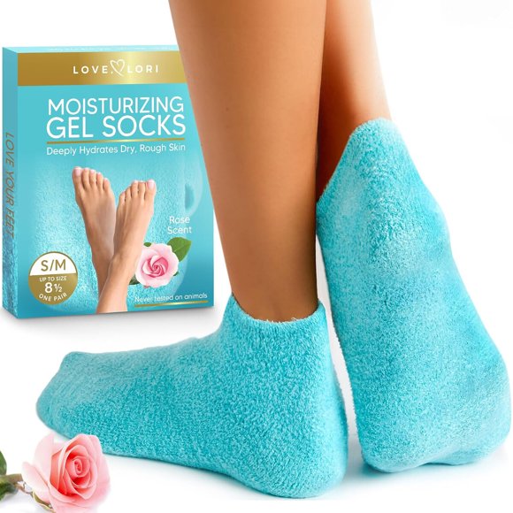Calcetines Hidratantes en Gel Love Lori, 1 Par