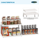 thumbnail image 4 of Estante Organizador 2 Niveles Carry All Blanco Para Condimentos, 4 of 6