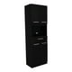 thumbnail image 1 of Mueble Microondas 4 Puertas 1 Cajon Fm-003N Negro, 1 of 11