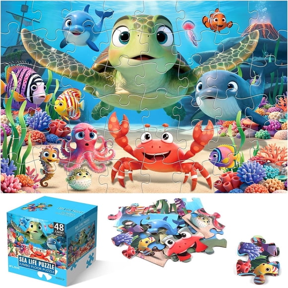 Puzzle de Piso IFLOVE de 48 Piezas, 35.4 x 23.6 in