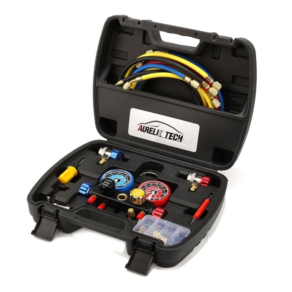 Juego De Manómetros De 4 Vías Para R134a R410a R404a R22