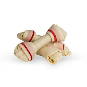 Pet Ok - Pack 6 Huesitos Blancos Sabor Carne Para Perro Mediano