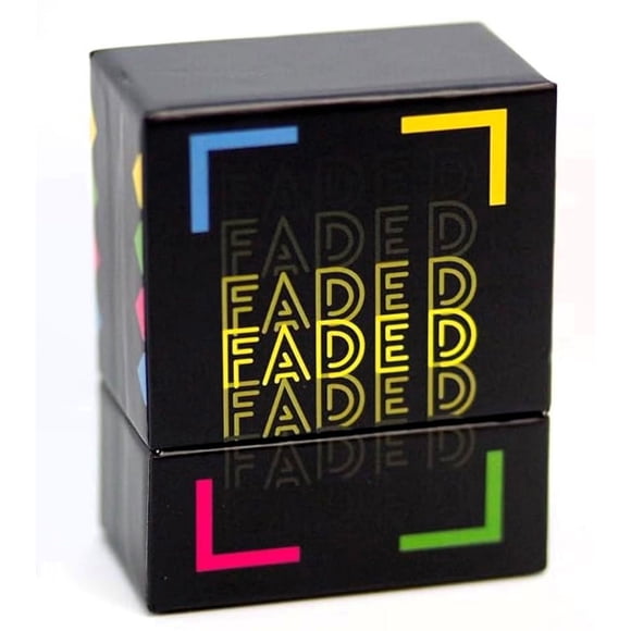 Juego de cartas Faded para fiestas y noches de juego