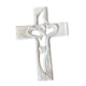 thumbnail image 1 of Cruz De Madera Tallada Corazón Entrelazado Para Acción De Gracias Cumpleaños Día De San Valentín Grande Blanco, 1 of 5