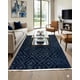 thumbnail image 3 of Alfombra 150 X 200 Decorativa Jacquardcolor Azul, 3 of 4