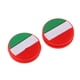 thumbnail image 3 of Amortiguadores Italia de la raqueta de tenis de silicona de 2 piezas Bandera Nacional, 3 of 5