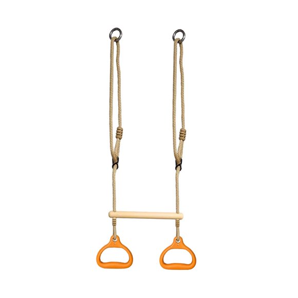 Trapecio Estable Y Resistente, Columpio Portátil Para Uso En Interiores Y Exteriores, Gimnasio En Casa, Color Naranja