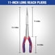 thumbnail image 2 of Alicates de punta fina WORKPRO Premium, 28 cm, extra largos, 2 of 6