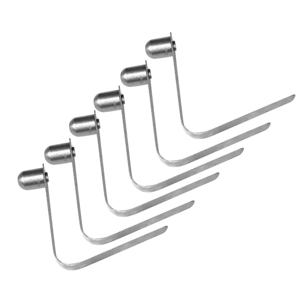 6 Clips De Resorte Para Remos De Kayak, De Un Solo Extremo, Resistentes, Para Postes De Tienda De Campaña Al Aire Libre, De 10 Mm