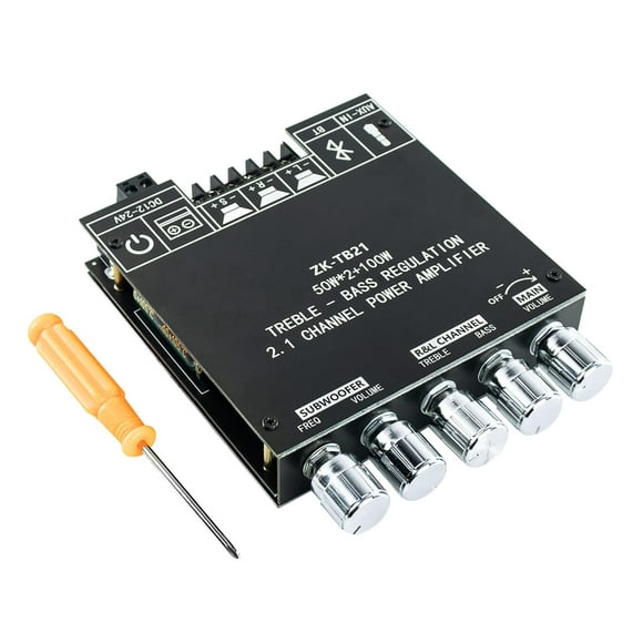Placa amplificadora Hosyond ZK-TB21 Bluetooth 5.0 50W+50W+100W 2.1