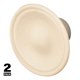 thumbnail image 3 of Tirador de puerta PRIME-LINE 4 cm marfil, paquete de 2, 3 of 3