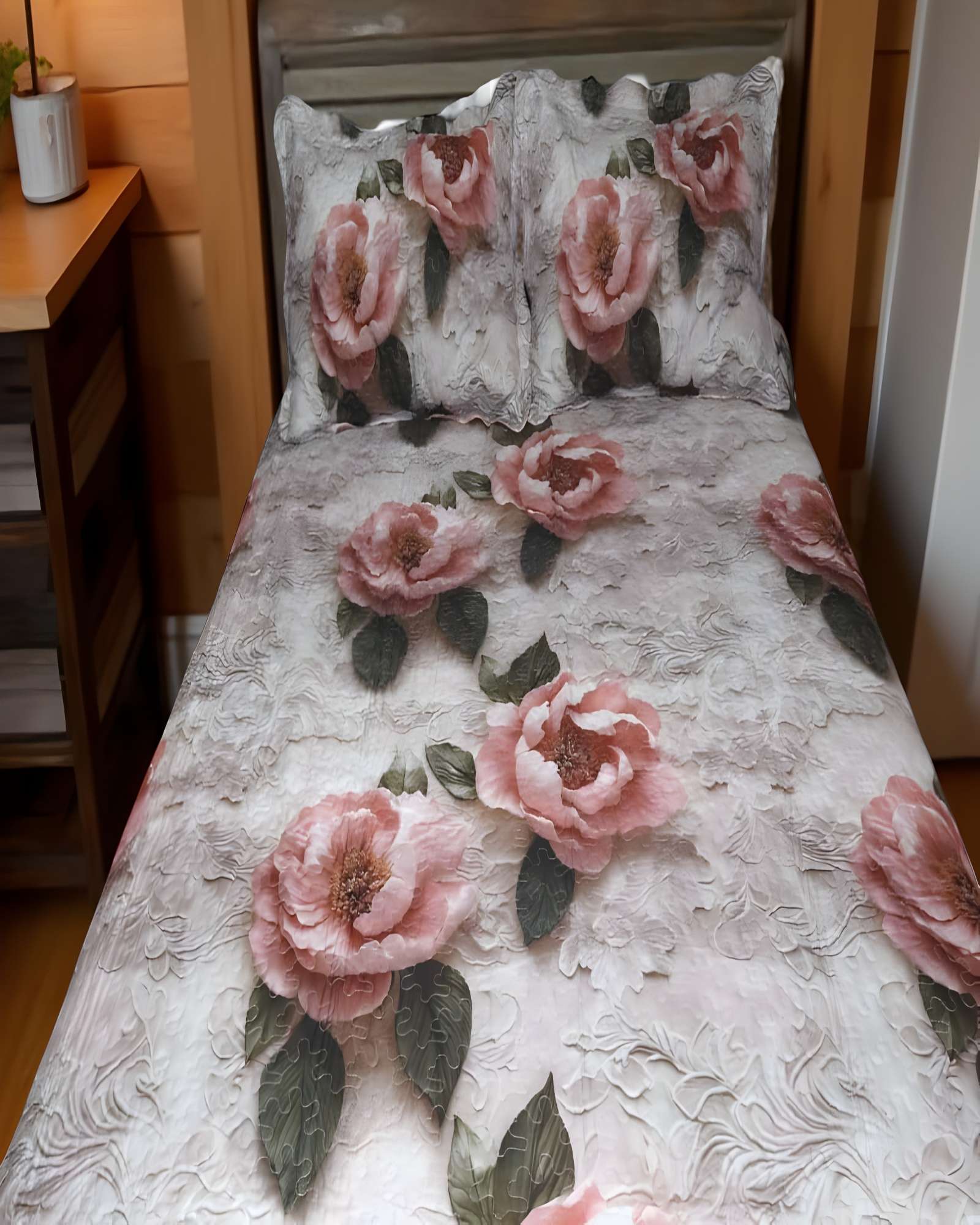 Genérico - Cobertor Quilt 3D 2 Plazas 230 X 250 Cm V13