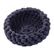 thumbnail image 1 of Cesta De Cama De Punto De Algodón Para Gatos, Redonda, Hecha A Mano, Cómoda Para Perros Peque?os, Cachorros, Azul Oscuro, 1 of 5