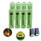 thumbnail image 1 of Baterías GEILIENERGY AA 1.2V 600mAh recargables (paquete de 8), 1 of 9