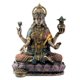 thumbnail image 1 of Mostrar estatua de bronce de la diosa hindú Lakshmi sobre un loto, 1 of 1