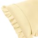 thumbnail image 3 of REGALWOVEN Funda de Almohada con Volantes Anchos, Juego de Fundas de Almohada de Cama con Cierre de Sobre, Set de 2, Reina Amarillo, 3 of 6