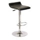 thumbnail image 1 of Taburete Winsome Spectrum Black Airlift con asiento giratorio de 33,35 cm, 1 of 5