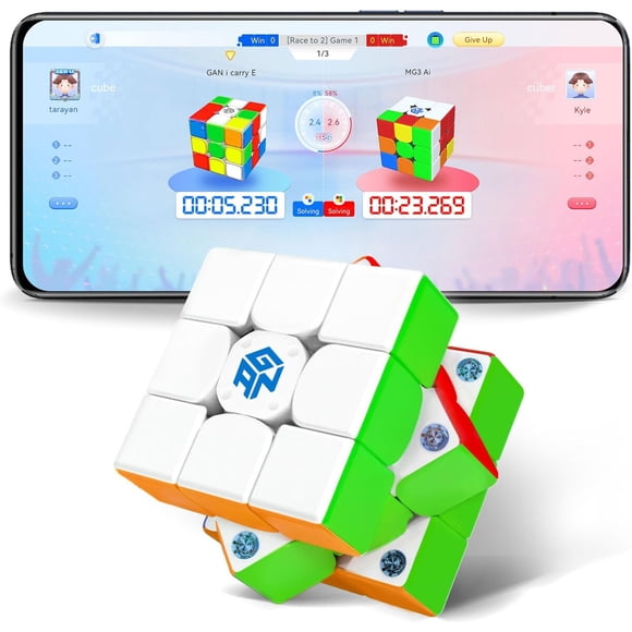 Cubo Rubik GAN 356 i Carry E 3x3 Magnático Inteligente