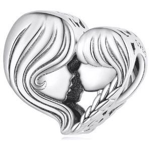 Lukso - Charm En Plata 925 Madre E Hija
