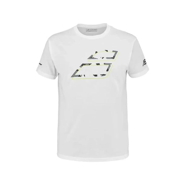Polera Babolat Aero Cotton Tee Blanca Tenis Padel